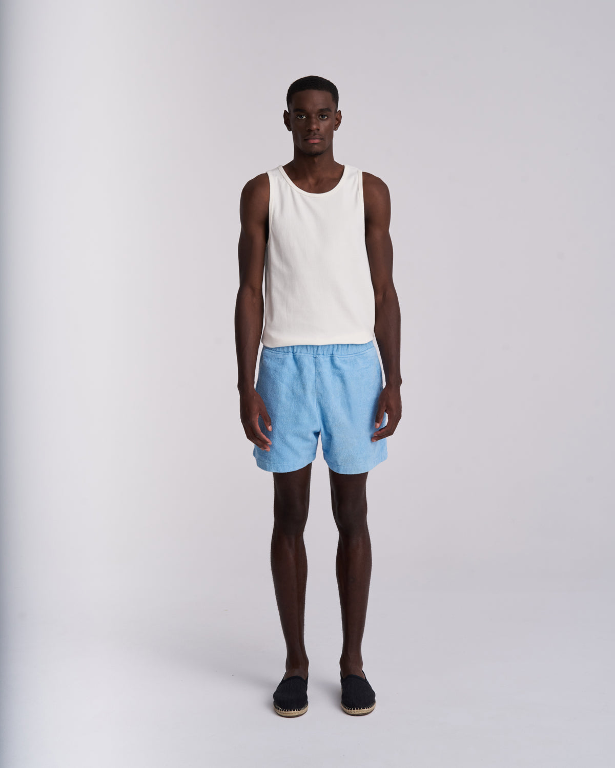 Coastal Blue Terry Shorts - Men's