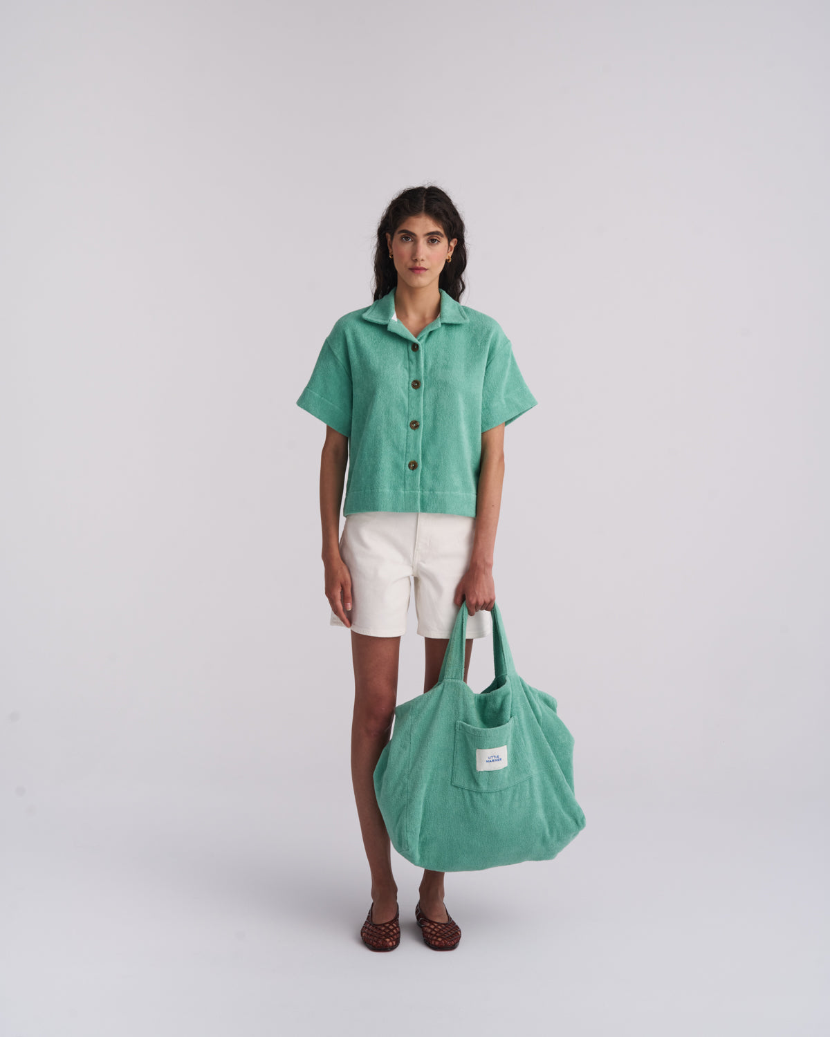 Sage Green Terry Bag