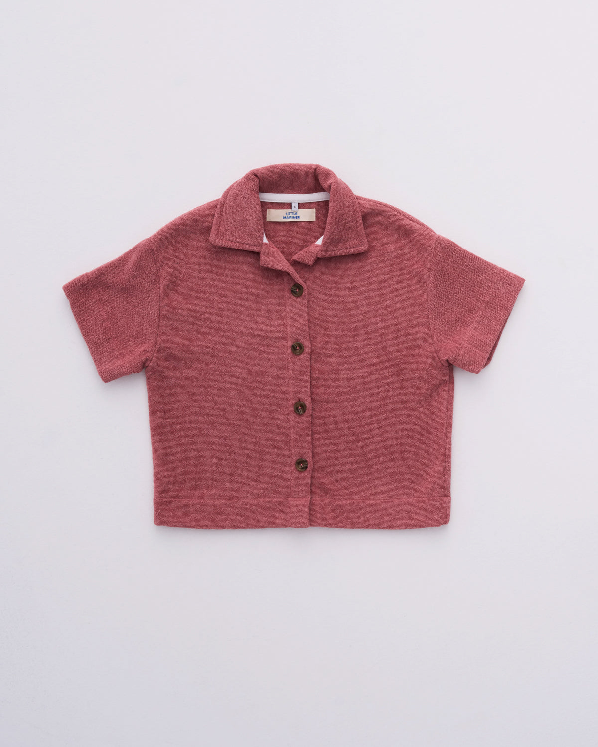 Dusty Rose Terry Shirt - Women's