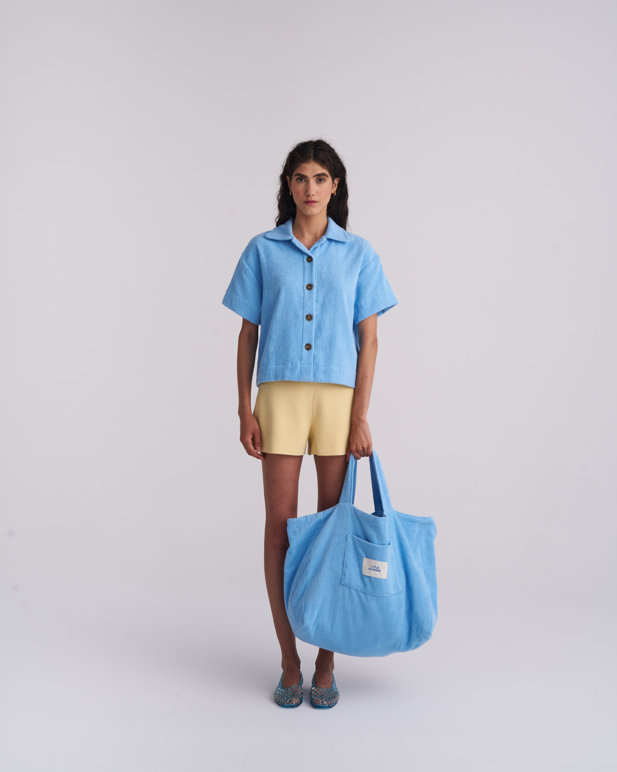 Coastal Blue Terry Bag